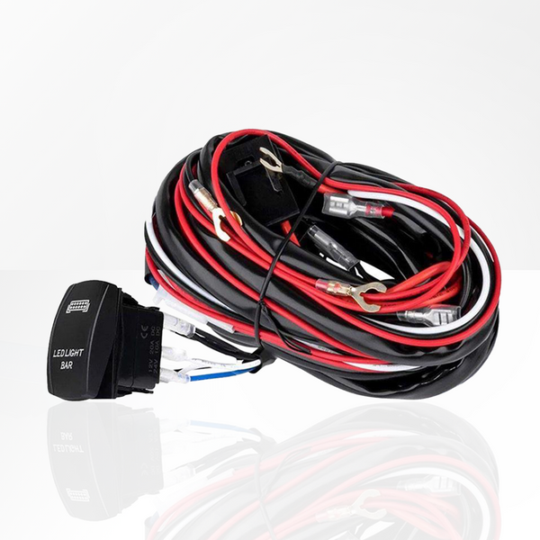 High-Power LED Wiring Harness for Light Bar w Power Switch - Led light RM  Original Cable Adapters