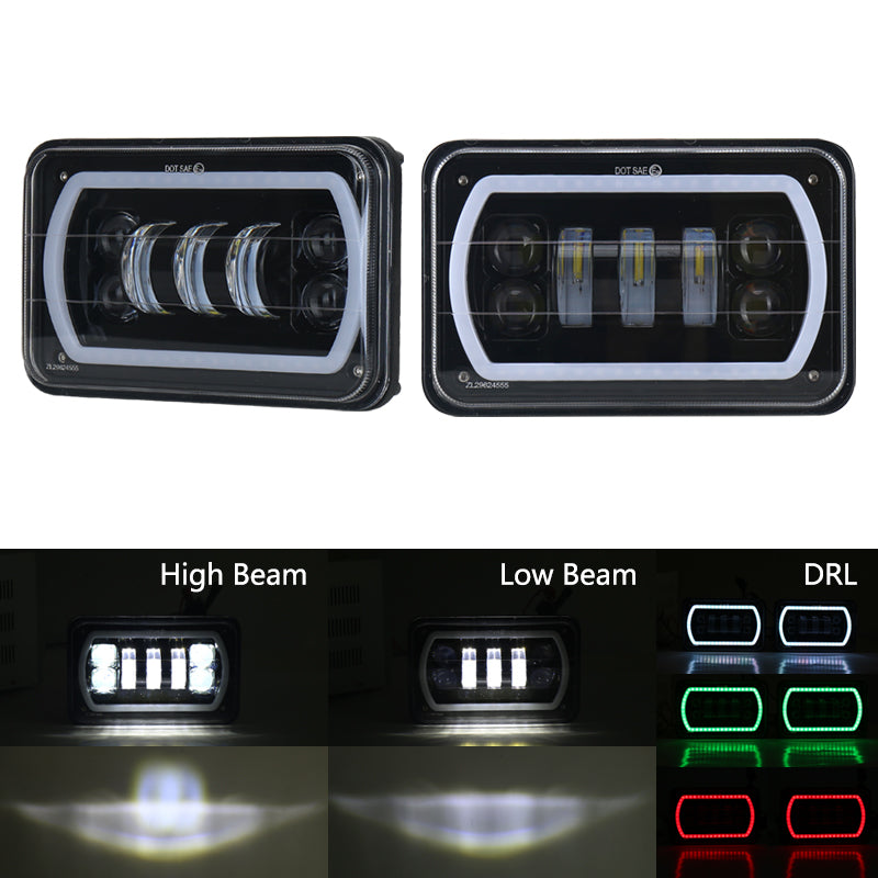 RGB LED Replacement Lights (2pc) Low-Beam & Turn Signal - Led Light RM Original LED Headlights